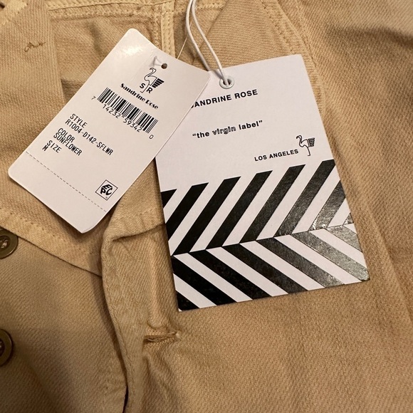 Free People x Sandrine Rose Women Button Down Empire Jacket - NWT -Size M - Picture 10 of 13